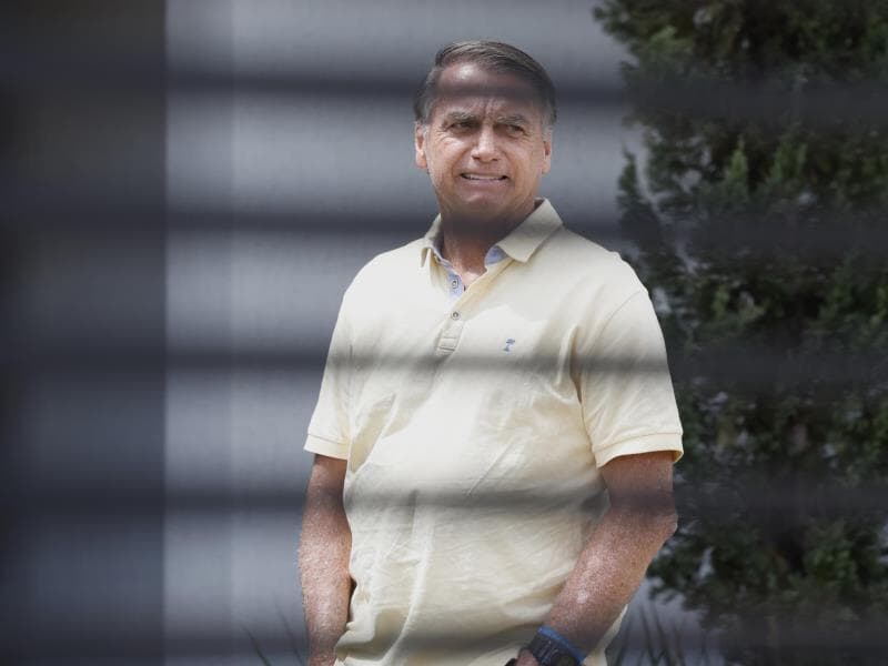 Bolsonaro está em prisão domiciliar desde 4 de agosto. - Pedro Ladeira/Folhapress