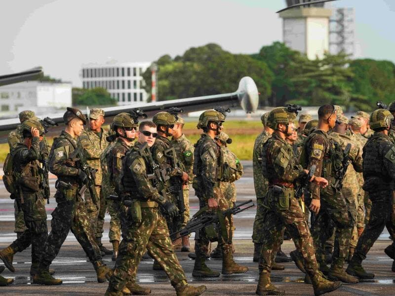 Militares deverão reforçar a segurança da capital paraense durante a conferência internacional. - Filipe Bispo /Fotoarena/Folhapress