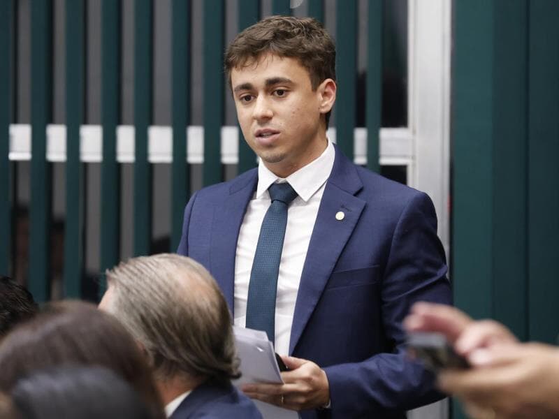 Publicação de Nikolas Ferreira.  - Marina Ramos/Câmara dos Deputados