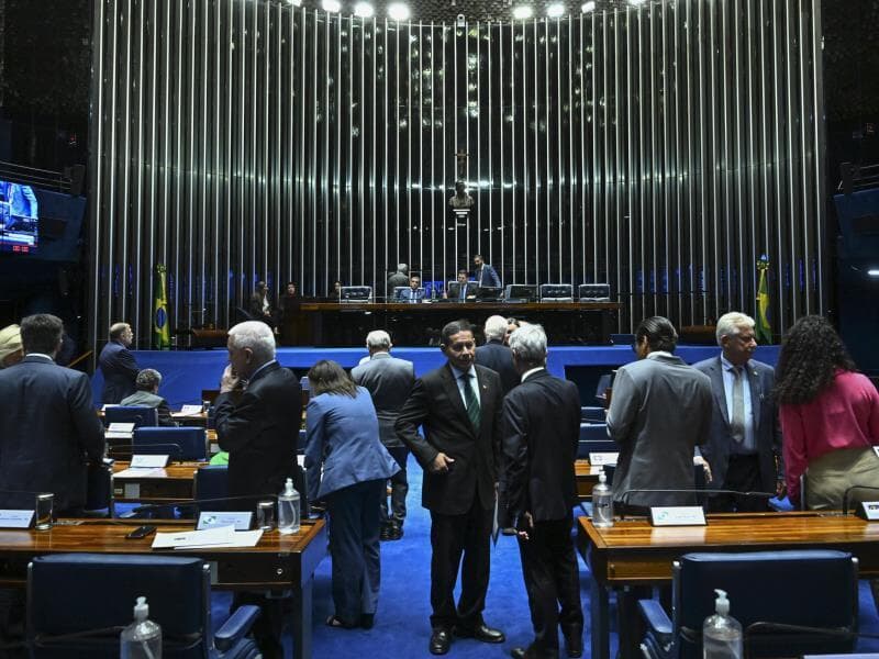 Plenário do Senado Federal durante sessão deliberativa desta terça-feira. - Jefferson Rudy/Agência Senado