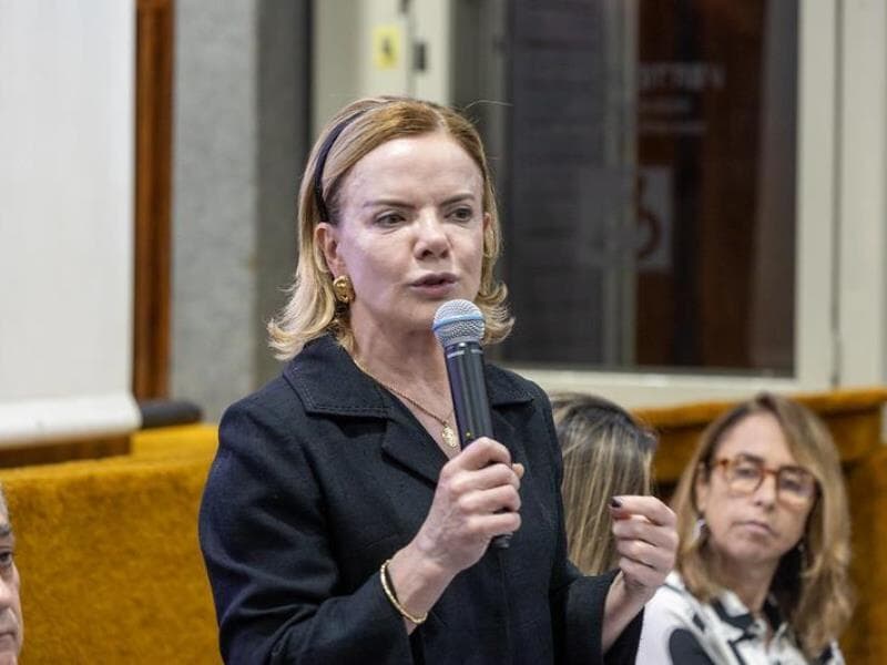 A ministra defende que o combate as facções ocorra por meio dos projetos apresentados pelo governo federal. -  Brito Júnior/SRI-PR