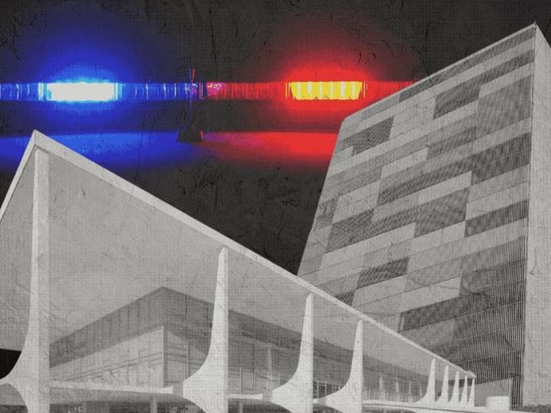 Governo erra ao transformar segurança pública em disputa política. - Arte Congresso em Foco