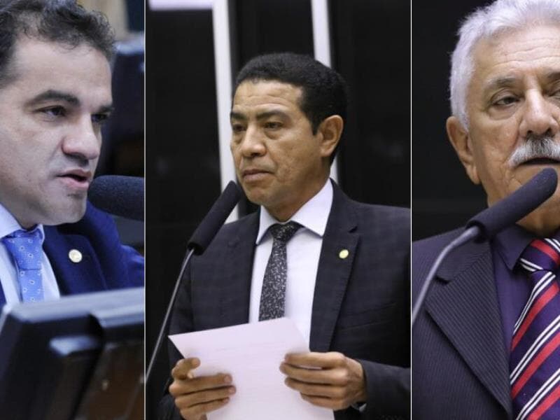 Deputados Josimar Maranhãozinho, Pastor Gil e Bosco Costa. - Cleia Viana, Kayo Magalhães e Mário Agra/Câmara dos Deputados
