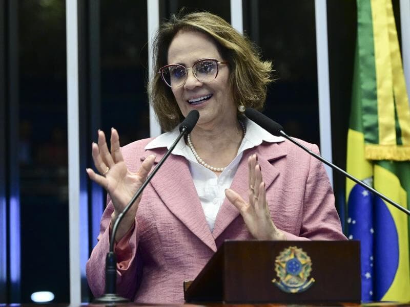 Damares foi ministra dos Direitos Humanos durante o governo Bolsonaro.  - Geraldo Magela/Agência Senado