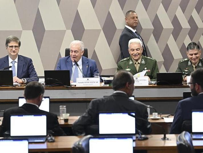 Paulo Gonet e indicados ao STM são sabatinados na CCJ do Senado. - Edilson Rodrigues/Agência Senado