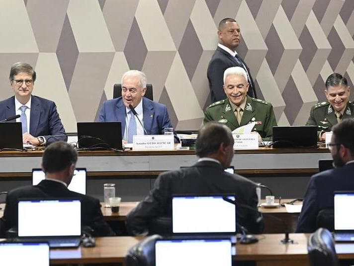 Paulo Gonet e indicados ao STM são sabatinados na CCJ do Senado. - Edilson Rodrigues/Agência Senado