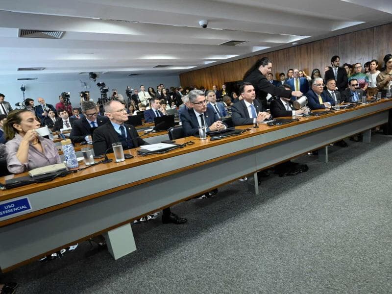 CPI inicia oitivas ouvindo representantes de órgãos de segurança pública. - Andressa Anholete/Agência Senado CPI inicia oitivas ouvindo representantes de órgãos de segurança pública. - Andressa Anholete/Agência Senado