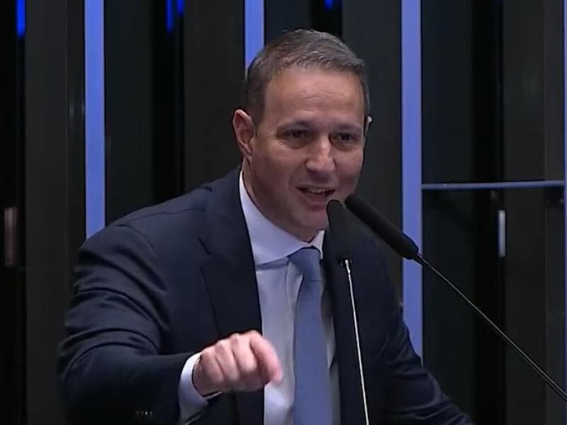 Relator do PL Antifacção acusa o governo de alimentar narrativas para evitar o debate técnicos sobre seu substitutivo. - TV Senado/Reprodução