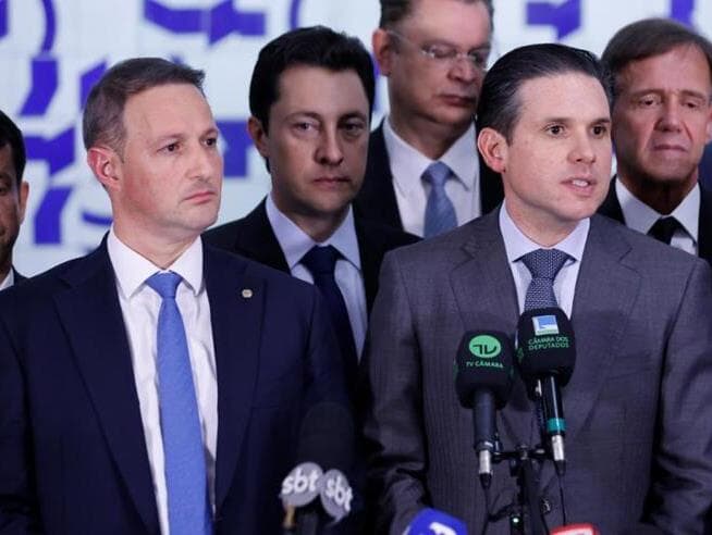 Hugo Motta busca texto de consenso entre relator, governadores e governo federal. - Marina Ramos/Agência Câmara