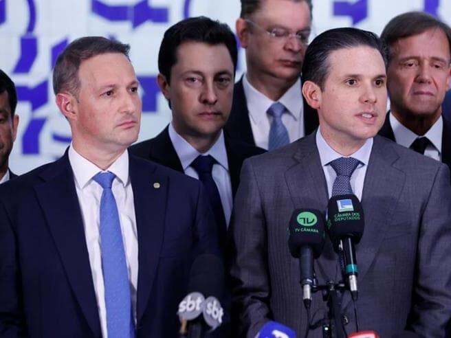 Hugo Motta busca texto de consenso entre relator, governadores e governo federal. - Marina Ramos/Agência Câmara