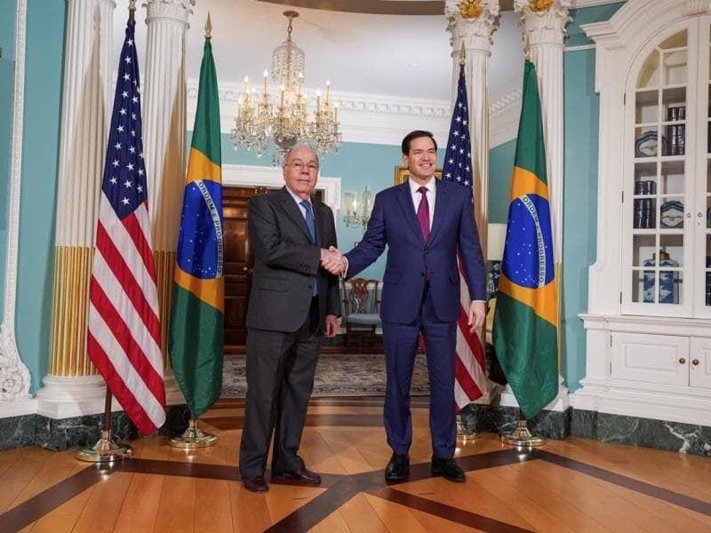 Reunião aconteceu durante evento do G7 em Niagara, no Canadá. - Department of State/Divulgação