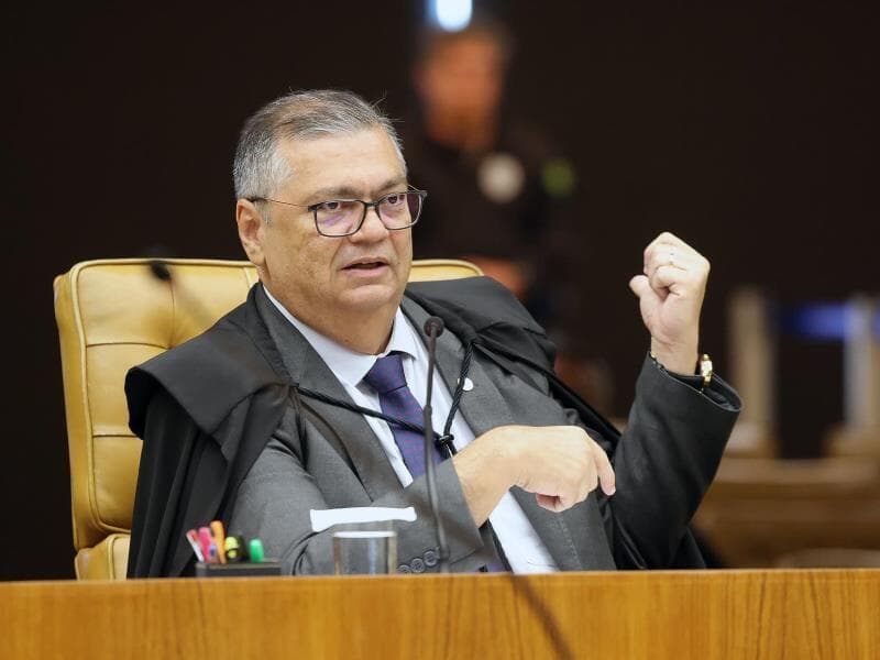 Ministro Flávio Dino acompanhou o voto do relator, Alexandre de Moraes. - Luiz Silveira/STF