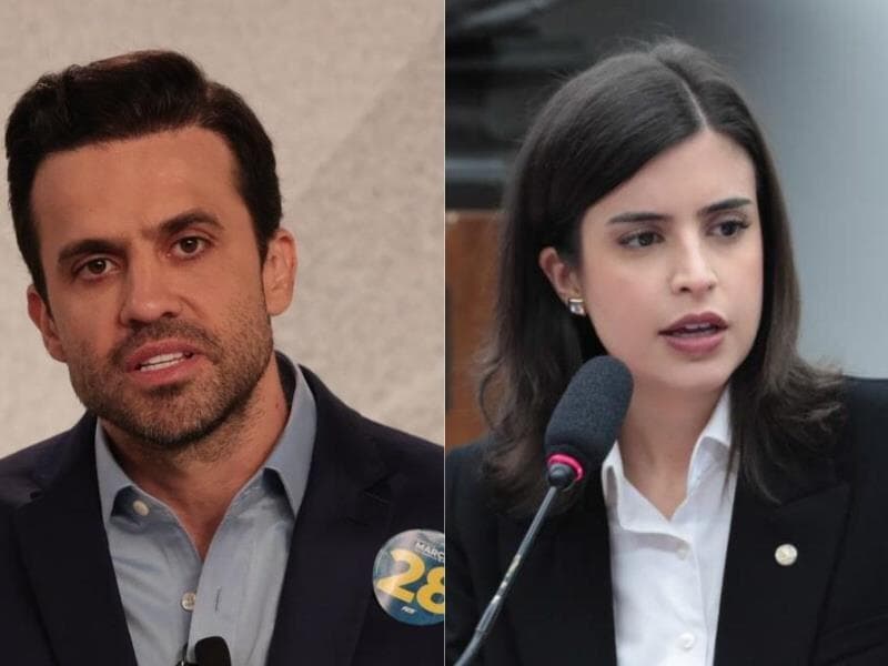 Juiz considera que Marçal provocou dano incalculável à reputação da deputada e do próprio sistema eleitoral.
 - Danilo Verpa/Folhapress e Bruno Spada/Câmara dos Deputados