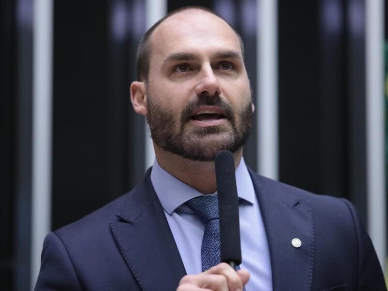 Maioria do STF torna Eduardo Bolsonaro réu por coação. - Mário Agra/Câmara dos Deputados