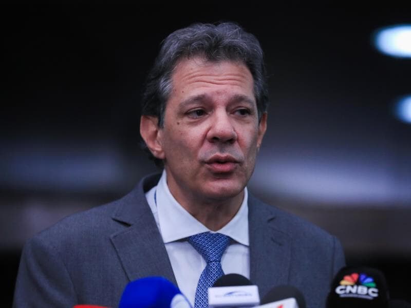 Ministro da Fazenda evitou comentar prisão de Vorcaro.  - Lula Marques/Agência Brasil