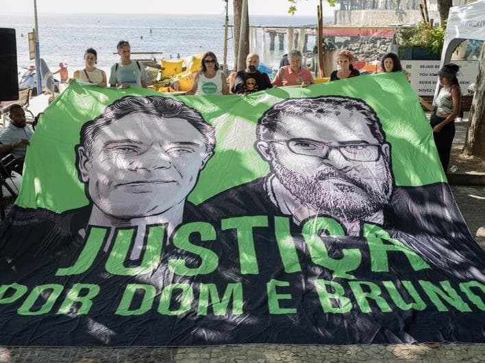 Caso Dom e Bruno expôs a vulnerabilidade de comunicadores e defensores ambientais na Amazônia. - Eduardo Anizelli/Folhapress Caso Dom e Bruno expôs a vulnerabilidade de comunicadores e defensores ambientais na Amazônia. - Eduardo Anizelli/Folhapress