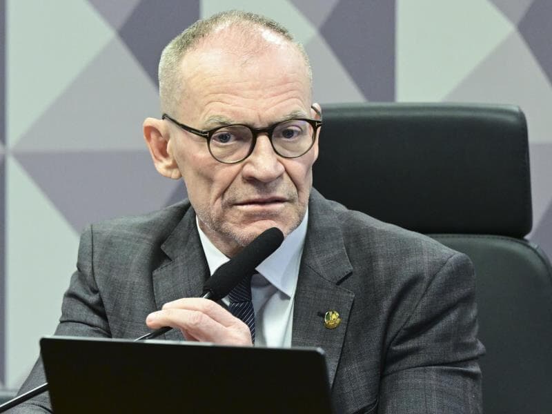 Senador Fabiano Contarato, presidente da CPI do Crime Organizado. - Geraldo Magela/Agência Senado
