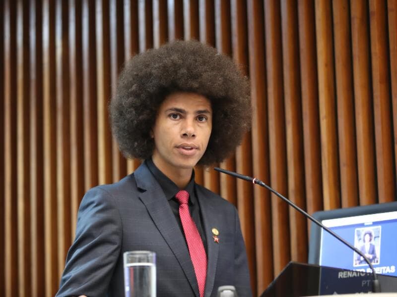 Renato Freitas é deputado estadual do PT no Paraná. - Ascom| Alep