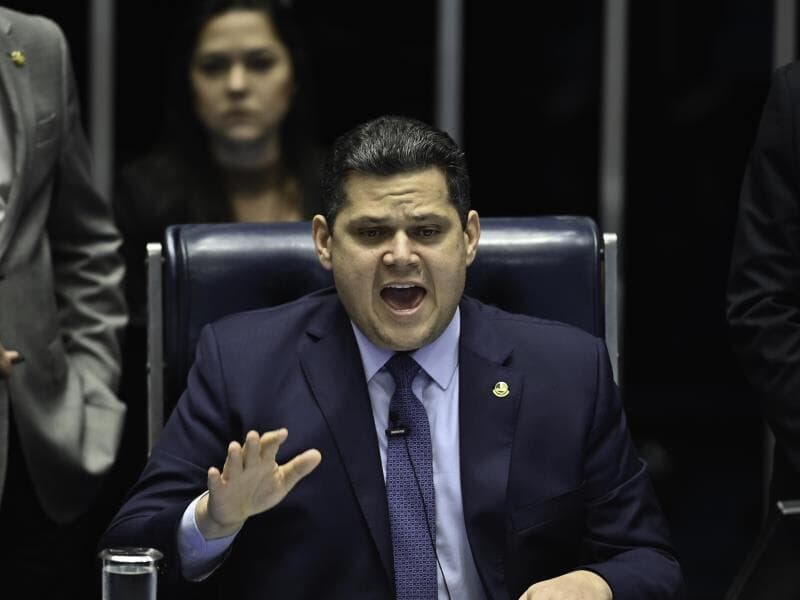 Davi Alcolumbre trabalhava pela indicação de Rodrigo Pacheco ao STF. - Ton Molina /Fotoarena/Folhapress