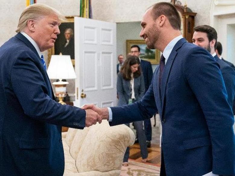 Publicação de Eduardo Bolsonaro, 20 de novembro de 2025. - Reprodução/X/Eduardo Bolsonaro