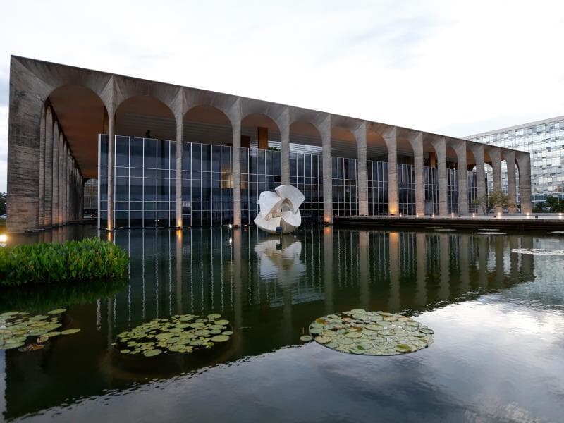 Fachada do Itamaraty, o Ministério das Relações Exteriores. - Pedro Ladeira/Folhapress