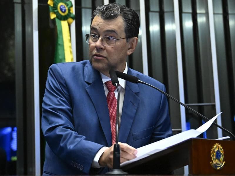 Relator, Eduardo Braga acolheu texto alternativo da Câmara sobre projeto do ex-senador Roberto Rocha. - Waldemir Barreto/Agência Senado
