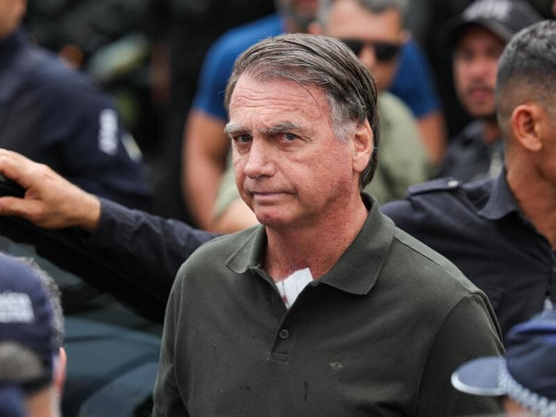 Bolsonaro cumpre prisão domiciliar determinada em outro processo desde 4 de agosto. - Fabio Rodrigues-Pozzebom/Agência Brasil