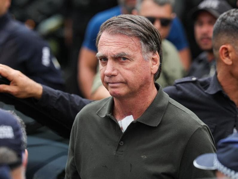 Bolsonaro cumpre prisão domiciliar determinada em outro processo desde 4 de agosto. - Fabio Rodrigues-Pozzebom/Agência Brasil