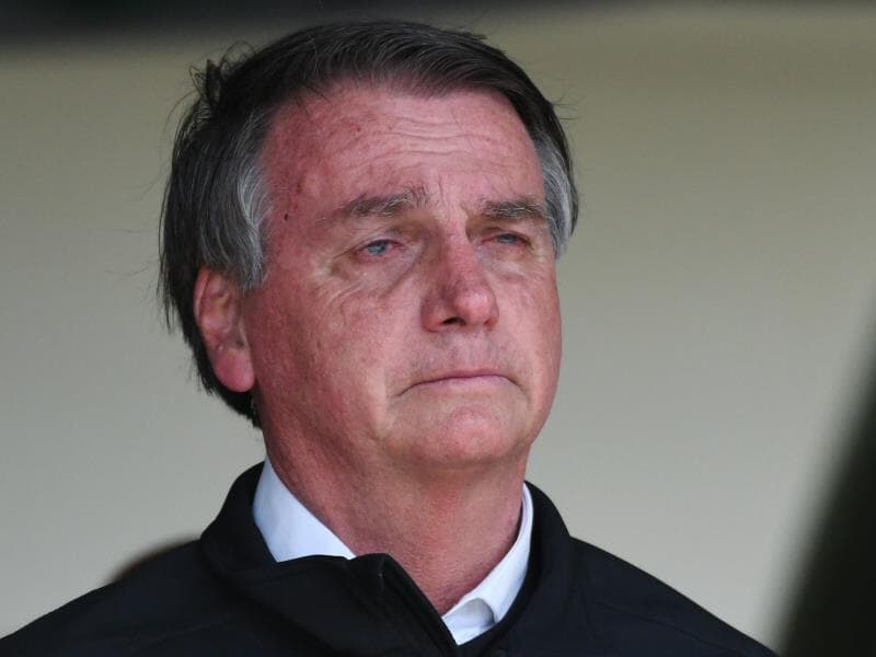 Bolsonaro foi preso preventivamente neste sábado. - Alexandre Brum/Agencia Enquadrar/Folhapress