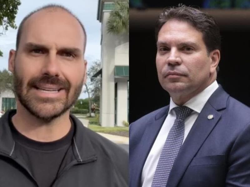 Fugas de Eduardo e Ramagem reforçam risco que levou Moraes a mandar prender Bolsonaro. - Reprodução/Youtube | Bruno Spada/Câmara dos Deputados
