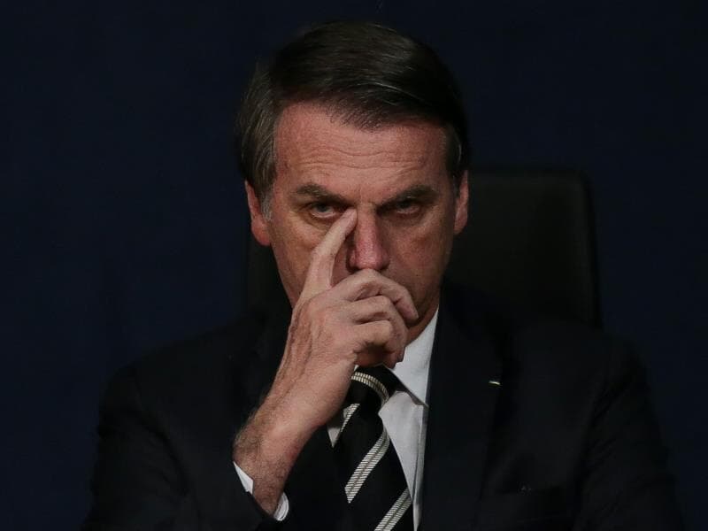 Bolsonaro está detido na Superintendência da PF, com direito a sala de Estado. - Pedro Ladeira/Folhapress