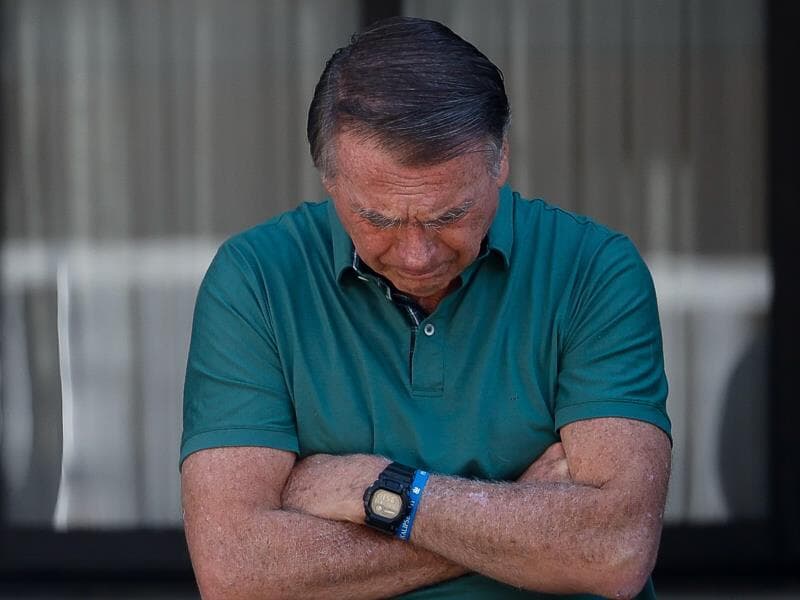 Bolsonaro revelou ter iniciado tratamento psiquiátrico poucos dias antes de tentar romper a tornozeleira. - Pedro Ladeira/Folhapress