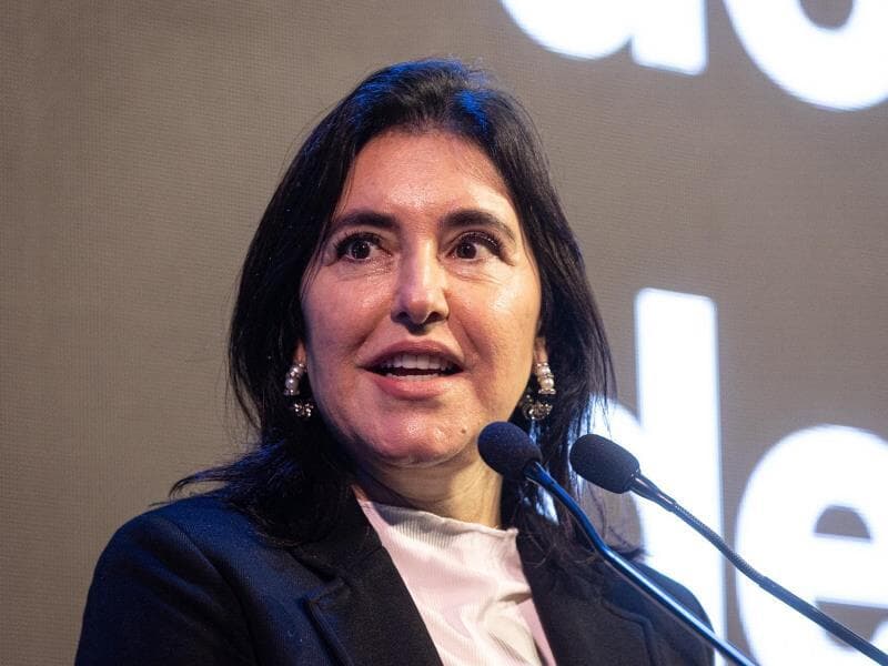 Ministra participa do evento anual da Febraban. - Rafaela Araújo/Folhapress