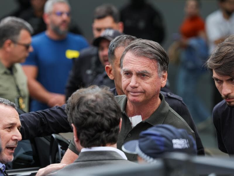 Bolsonaro está preso preventivamente desde sábado. - Fábio Rodrigues Pozzebom/Agência Brasil