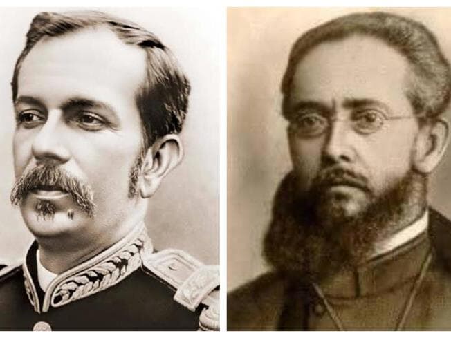 O ex-presidente Floriano Peixoto e o médico Barata Ribeiro, que teve seu nome rejeitado pelo Senado para integrar o STF. - Reprodução | Montagem Congresso em Foco O ex-presidente Floriano Peixoto e o médico Barata Ribeiro, que teve seu nome rejeitado pelo Senado para integrar o STF. - Reprodução | Montagem Congresso em Foco