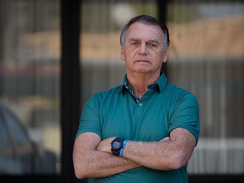 Bolsonaro recebeu visita de Nikolas Ferreira na véspera de sua ordem de prisão. - Pedro Ladeira/Folhapress