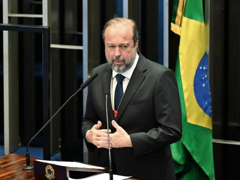 Ministro Alexandre Silveira diz estar confiante na recuperação da relação entre governo e Senado. - Edilson Rodrigues/Agência Senado