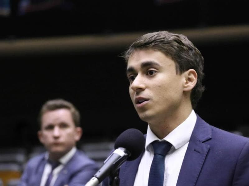 Nikolas acusa o ministro Gilmar Mendes de "alterar a lei por conta própria". - kayo Magalhães/Câmara dos Deputados
