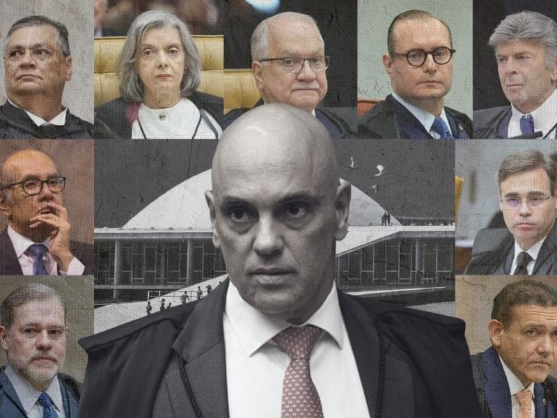 Alexandre de Moraes é o ministro mais visado nos pedidos de impeachment no Senado. - Arte Congresso em Foco