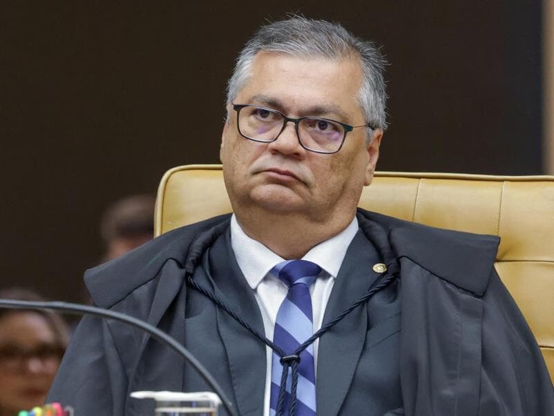 Ministro Flávio Dino proibiu repasse de emendas para Eduardo Bolsonaro e Alexandre Ramagem. - Rosinei Coutinho/STF