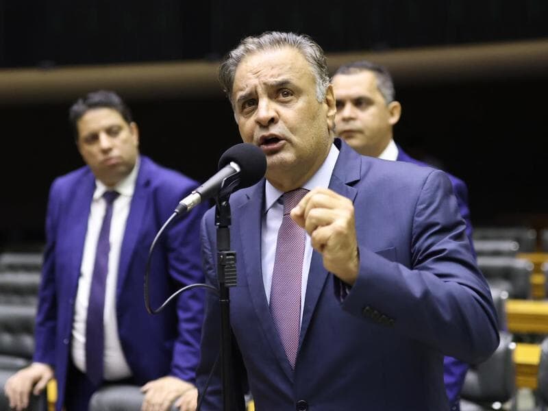 Aécio Neves anunciou prioridades do partido para superar crise pós-eleições de 2022. - Alex Loyola/PSDB