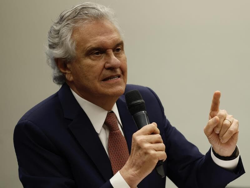 Caiado busca consolidar sua campanha no União Brasil, que ainda delibera sobre projeto eleitoral. - Pedro Ladeira/Folhapress