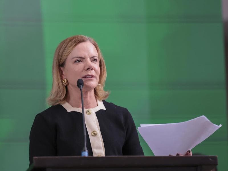 Gleisi é deputada licenciada. - Gil Ferreira/ SRI-PR