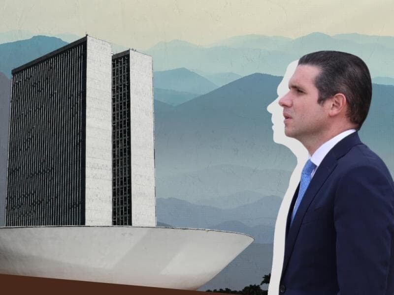 Entre extremos, o centro de Hugo Motta molda a Câmara. - Marina Ramos/Câmara dos Deputados | Arte Congresso em Foco