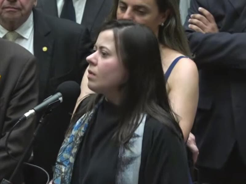 Sâmia diz que cassação de Glauber incentivaria provocadores pagos - Reprodução/TV Câmara