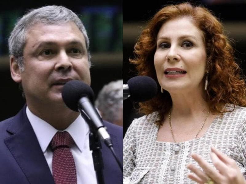 Segundo Lindbergh, manutenção de Zambelli e Ramagem no cargo cria "bancada de foragidos". - Kayo Magalhães / Câmara dos Deputados e Mário Agra/Câmara dos Deputados