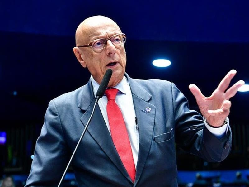 Esperidião Amin apresentou parecer pela aprovação do projeto, com mudança de redação proposta por Sergio Moro. - Waldemir Barreto/Agência Senado