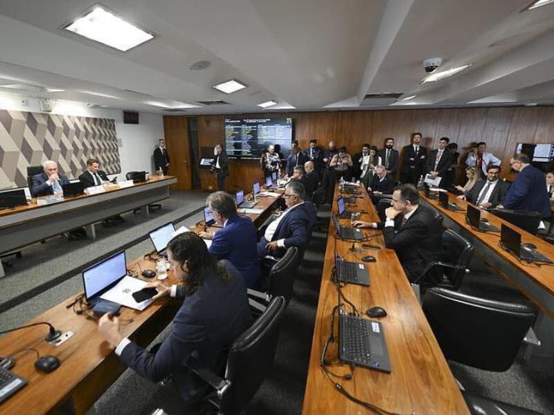 Plenário da CCJ nesta quarta-feira. - Saulo Cruz/Agência Senado