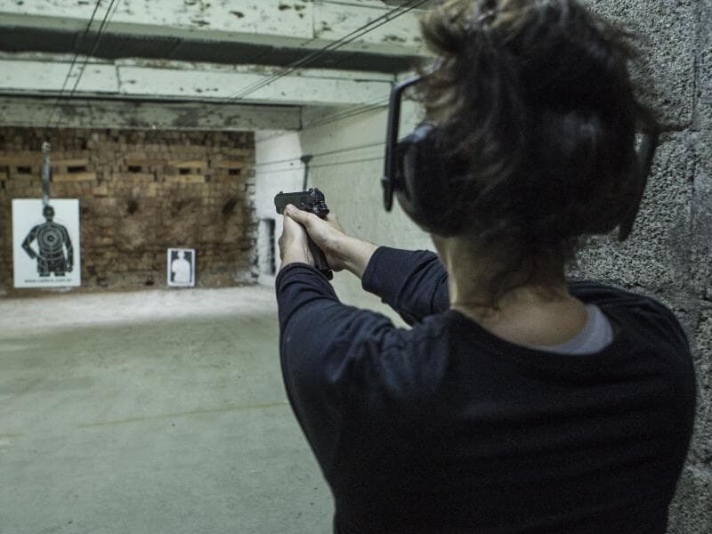 Clube de tiro localizado na Lapa, região oeste da capital paulista. - Jardiel Carvalho/Folhapress)