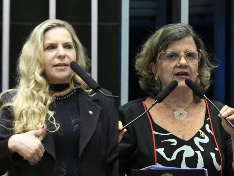 Deputada Luizianne Lins e senadora Teresa Leitão. - Kayo Magalhães/Câmara dos Deputados | Carlos Moura/Agência Senado